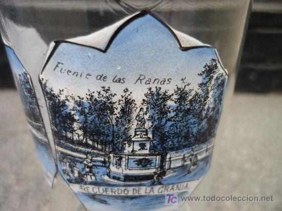 Antigüedades: Jarra y dos vasos de cristal de La Granja - Foto 10 - 16934072